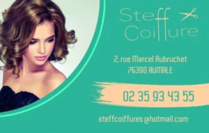 carte de visite de steff coiffure